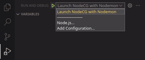 Run and Debug Explorer View